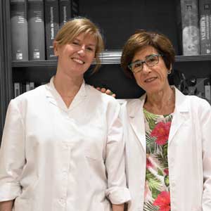 Isabel Simón y Margarita Martín